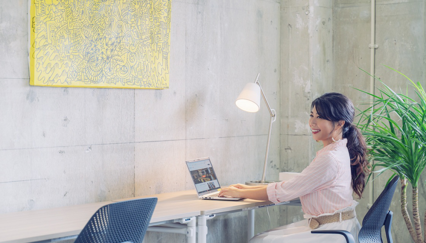 働きたいときに、働きたい場所で。街中がオフィスになる仕組み。